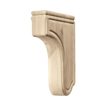 Hafele Wooden Corbel, 13" X 2-3/4" X 8-15/16", Red Oak finish