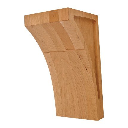 Hafele Wooden Corbel, Transitions Collection, 9" X 4-1/4" X 5", Cherry finish