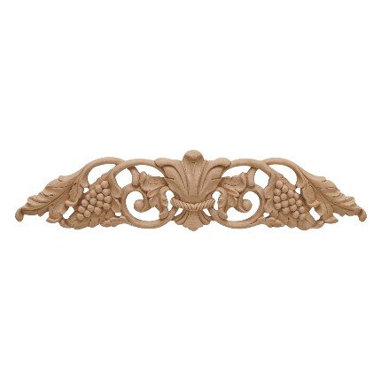 Hafele Wooden Onlay, Bordeaux Collection, 20" X 4-1/2" X 5/8", Beech finish