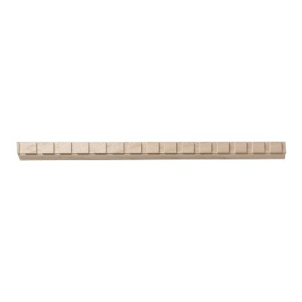 Hafele Wooden Moulding, Dentil Collection, 3/4" X 1/2" X 96" (H X D X L), Maple finish