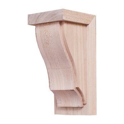 Hafele Wooden Corbel, Hannover Collection, 6" X 2-7/8" X 3", Maple finish