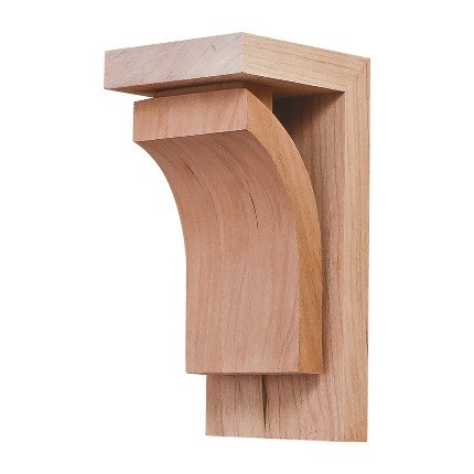 Hafele Wooden Corbel, Prairie Collection, 2-7/8" x 6" x 3", Cherry finish