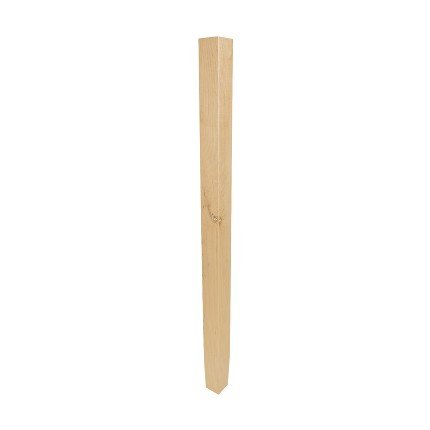 Hafele Wooden Leg, 34-1/2" X 2" X 2" (H X W X D), Maple finish