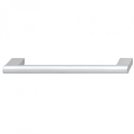 Hafele Aluminum Collection, Decorative Collection, Matt Cabinet Pull, 2 Bases, 4.96"- 19.3"