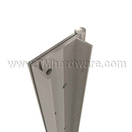 Hager 790-905 Continuous Hinge, Stainless Steel Concealed Leaf with Double Door Edge Protection Lip