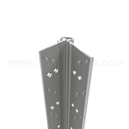 Ives 114XY Full Mortised Continuous Hinge, Narrow Frame Leaf, Door Edge Protector