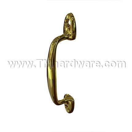 Ives 25 Screen Door Pull in Polished Brass Finish (US3)