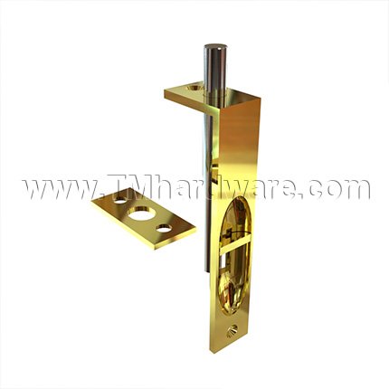 Ives 261 Manual Flush Bolt in Polished Brass Finish (US3)