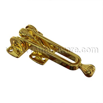 Ives 482 Door Guard in Polished Brass Finish (US3)