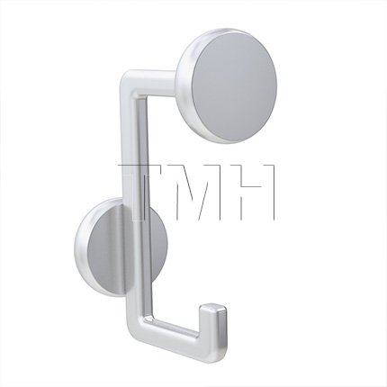 Ives 509C Tubular Hat & Coat Hook, Concealed in Satin Chrome Finish (US26D)