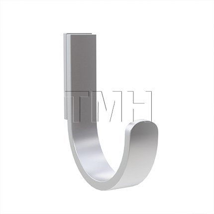 Ives Orbit Wall Hook for Wardrobe in Satin Chrome Finish