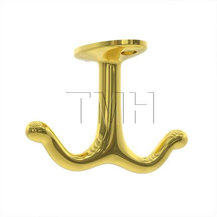 Ives 580 Ceiling Hook in Polished Brass Finish (US3)