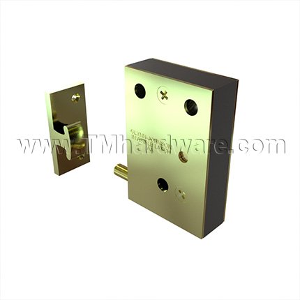Ives CL11 Invisible Latch, For Use on Small Panels, Cabinet Doors or Light Weight Closet Doors,  Satin Brass (US4) Finished
