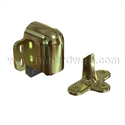 Ives FS42 Floor Stop & Automatic Holder- Satin Brass