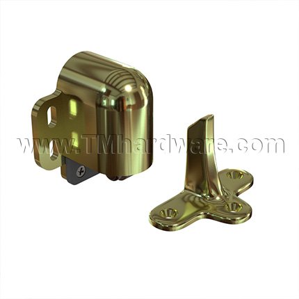 Ives FS43 Floor Stop & Automatic Holder- Satin Brass