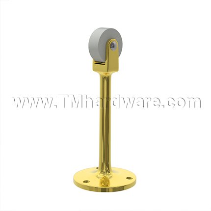 Ives RB471 Roller Bumper- Polished Brass