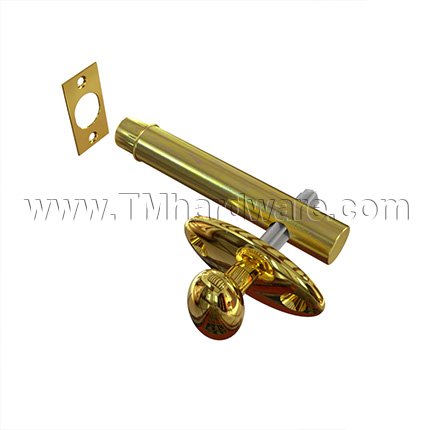 Ives S48 Mortise Door Bolt, Polished Brass (US3) Finished