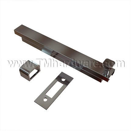 Ives SB1640 Surface Bolt, Made from Brass in Satin Chrome Finish (US26D) - Mortised Strike