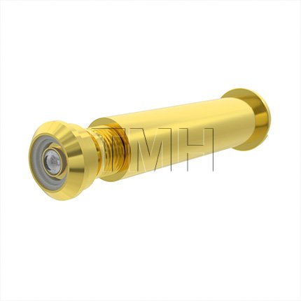 Ives U701 One-Way Narrow Viewer in Satin Brass Finish (US4)
