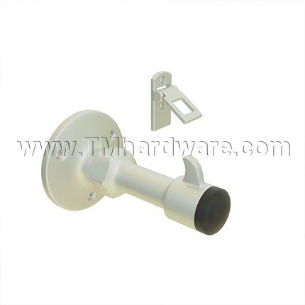Ives WS20 Manual Wall Holder- Satin Aluminum