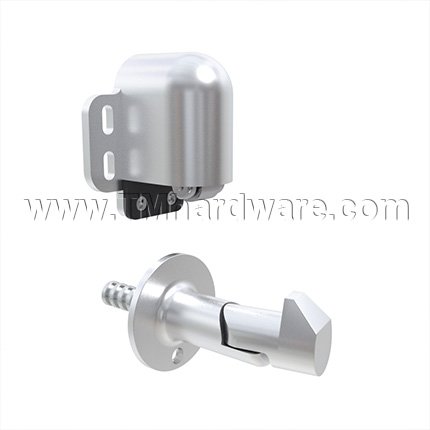 Ives WS45X Wall Holder- Satin Aluminum