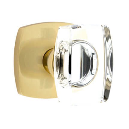 Emtek 5316WS Contemporary Windsor Glass Door Knob, Urban Modern Rosette