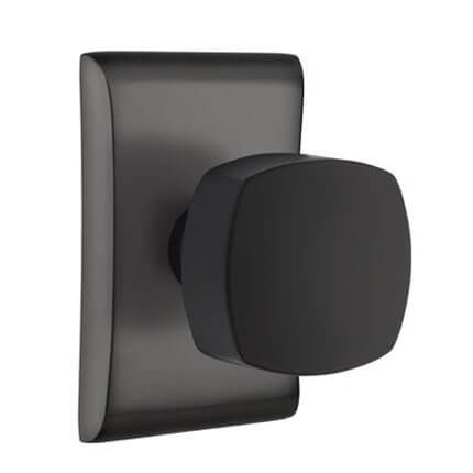Emtek 5111FRK Contemporary Modern Brass Freestone Knob, Neos Rosette