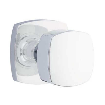 Emtek 5316FRK Contemporary Modern Brass Freestone Knob, Urban Modern Rosette