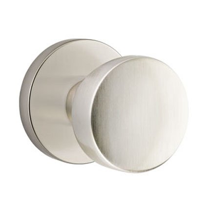 Emtek 5109LAU Contemporary Modern Brass Laurent Knob, Disk Rosette