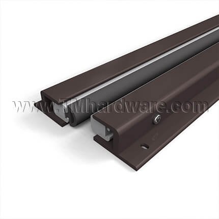 NGP 140S (SET) Meeting Stile, 1.0625" Aluminum Casing with Spring Adjustable .5" Silicone Seal