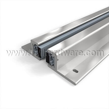 NGP 149 Meeting Stile Set, .625" x 1.125" Aluminum Casing with Magnetic Seals, .25" Gap