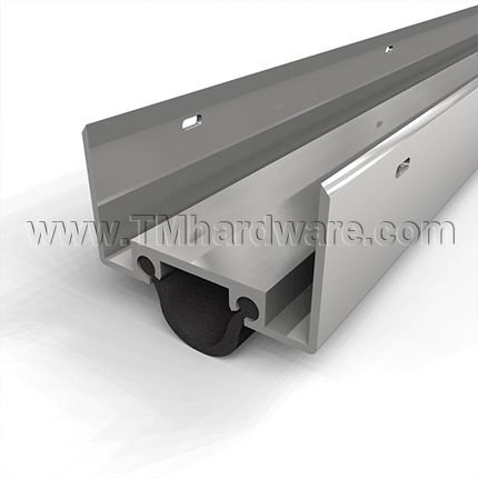 NGP 15N Door Shoe Sweep, U Shaped Aluminum Casing with a .5" Neoprene Seal for Hollow Metal Doors
