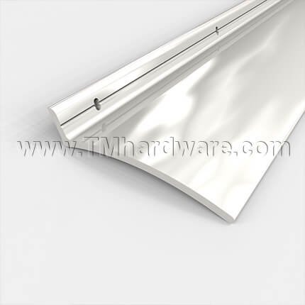 NGP 16 Aluminum or Stainless Steel Rain Drip for Top and Bottom of Doors - Wide