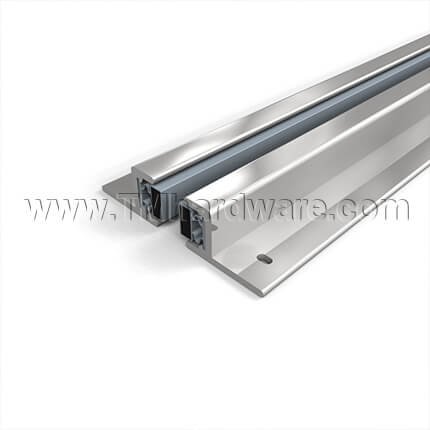 NGP 189 Meeting Stile Set, .5" x .875" Aluminum Casing with Magnetic Seals, .25" Gap