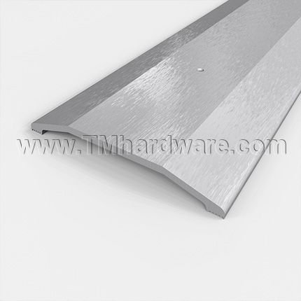 NGP 412 Utility Threshold, 4" Aluminum or Stainless Steel with Smooth Top, .5" Height