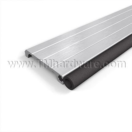 NGP 700E Threshold Stop Strips, Aluminum with Rubber Bumper, .25" Height