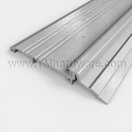 NGP 884 Aluminum Latching Panic Exit Threshold, with Thermal Break and Choice of Seals, 6"- 8" Widths, .875" Height