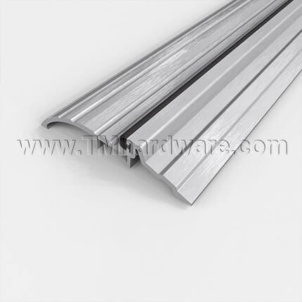 NGP 885 Transitional Threshold, 5" Aluminum with Choice of Seals, .5" Offset