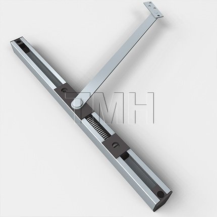 Norton Checkmate 1ADJ Series, Concealed, Heavy Duty Electromechanical Closer, Hold Open, Aluminum Painted Finish