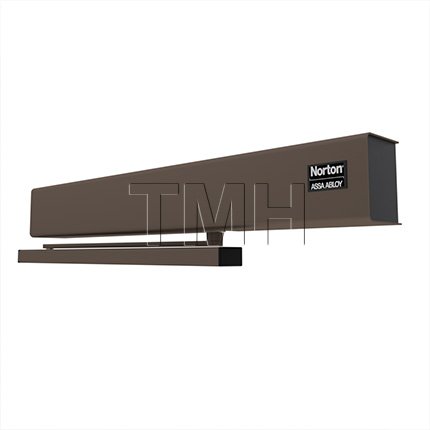 Norton 7200 Series, Electromechanical Closer, Pull side, rigid slide arm and track, Dark Satin Bronze, Equiv Finish