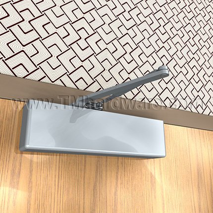 Norton 7500, Door Closer, Surface Closer, Tri-packed: regular, parallel or top jamb (to 3" reveal), Aluminum Painted Finish