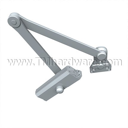Norton 1601, Door Closer, Surface Closer, Regular, parallel or top jamb to 3" reveal, No Hold Open, Aluminum Painted Finish