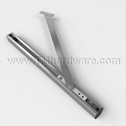 Norton Checkmate 5 Series, Concealed, Heavy Duty Electromechanical Closer, Hold Open, Aluminum Painted Finish