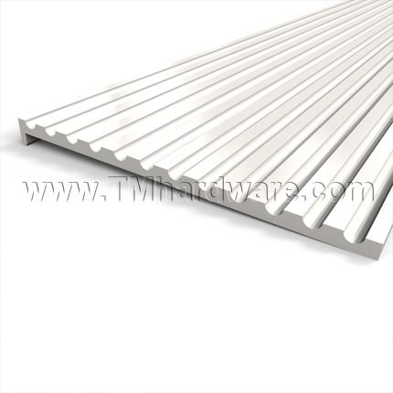Pemko #19325 Safety Stair Tread Plate,  Aluminum, 6.125" Depth, .25" Riser