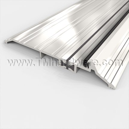 Pemko 254x226FG Aluminum Latching Panic Exit Threshold with Vinyl Seal