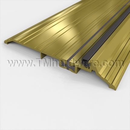 Pemko #255x226FGB Latching Panic Exit Threshold, 7.125" Bronze with Thermal Break and Seal, .5" H