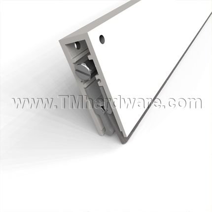 Pemko #4131NB Automatic Door Bottom, Aluminum with Nylon Brush Seal, Narrow Casing, .75" Drop