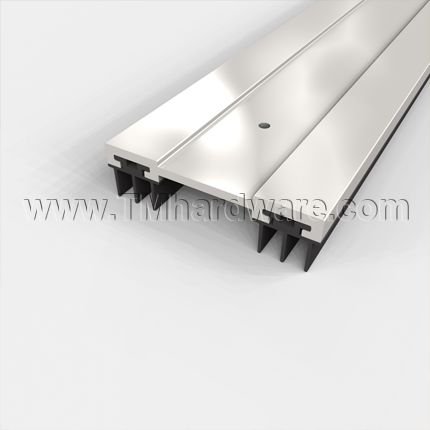 Pemko #3692-PK773 Door Sweep, 1.44" (W) Aluminum Track with Two PemkoPrene Triple Fin Seals