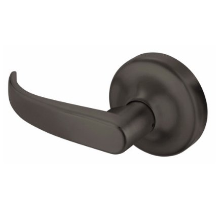 Accentra PB-448F Rose x Lever Trim, Dummy Free-Wheeling Lever, Passage, Pacific Beach Lever, Dark Bronze Painted Finish