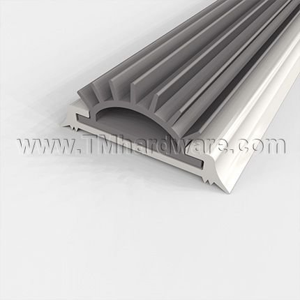 Pemko #208V Vinyl Top Thresholds with Aluminum Casing, 1.375” W, .5” H